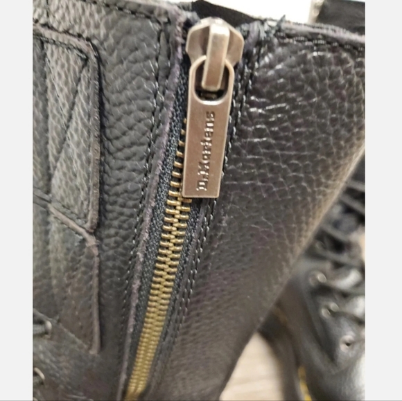 💥SOLD Dr Martens Jagger Quad Black Platform Boots Womens 6 EUC - Picture 11 of 13